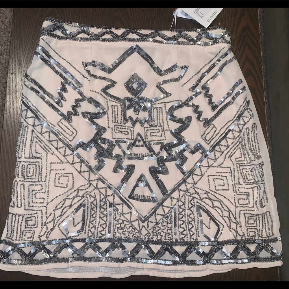 Misguided Beaded Skirt NWT